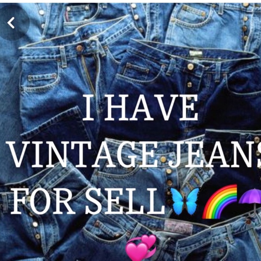VINTAGE JEANS FOR SELL🦋🌈💞☂️